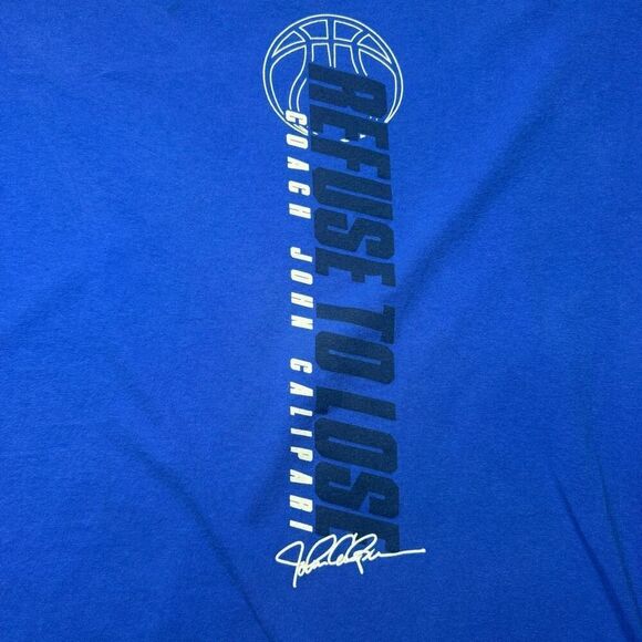 Kentucky Wildcats John Calipari Signature Series Men’s 3XL Blue T Shirt SEC NCAA - Picture 5 of 11